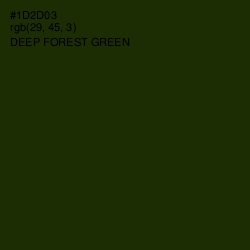 #1D2D03 - Deep Forest Green Color Image